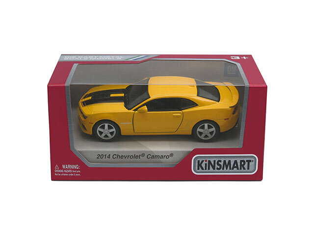 Automobilis Kinsmart 2014 Cvevrolet Camaro, 1:38 kaina ir informacija | Žaislai berniukams | pigu.lt