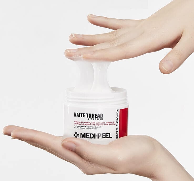 Medi-Peel Naite Thread Neck Cream liftingas kaklo kremas su peptidų kompleksu - 100 ml kaina ir informacija | Veido kremai | pigu.lt