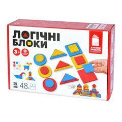 Деревянные логические кубики Igroteco IG0408, 48 дет. цена и информация | Развивающие игрушки | pigu.lt