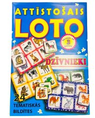 Loto žaidimas Gyvūnai ABC, LV цена и информация | Настольные игры, головоломки | pigu.lt