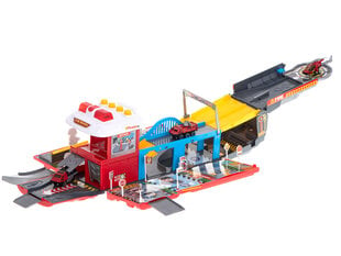 Transporter пожарная машина складная парковка пожарная бригада + аксессуары цена и информация | Игрушки для мальчиков | pigu.lt