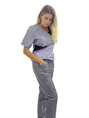 Kelnės su elastanu KL-KE-903, pilka kaina ir informacija | Medicininė apranga | pigu.lt