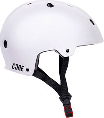 CORE Action Sports Helmet šalmas L-XL, Baltas kaina ir informacija | Šalmai | pigu.lt