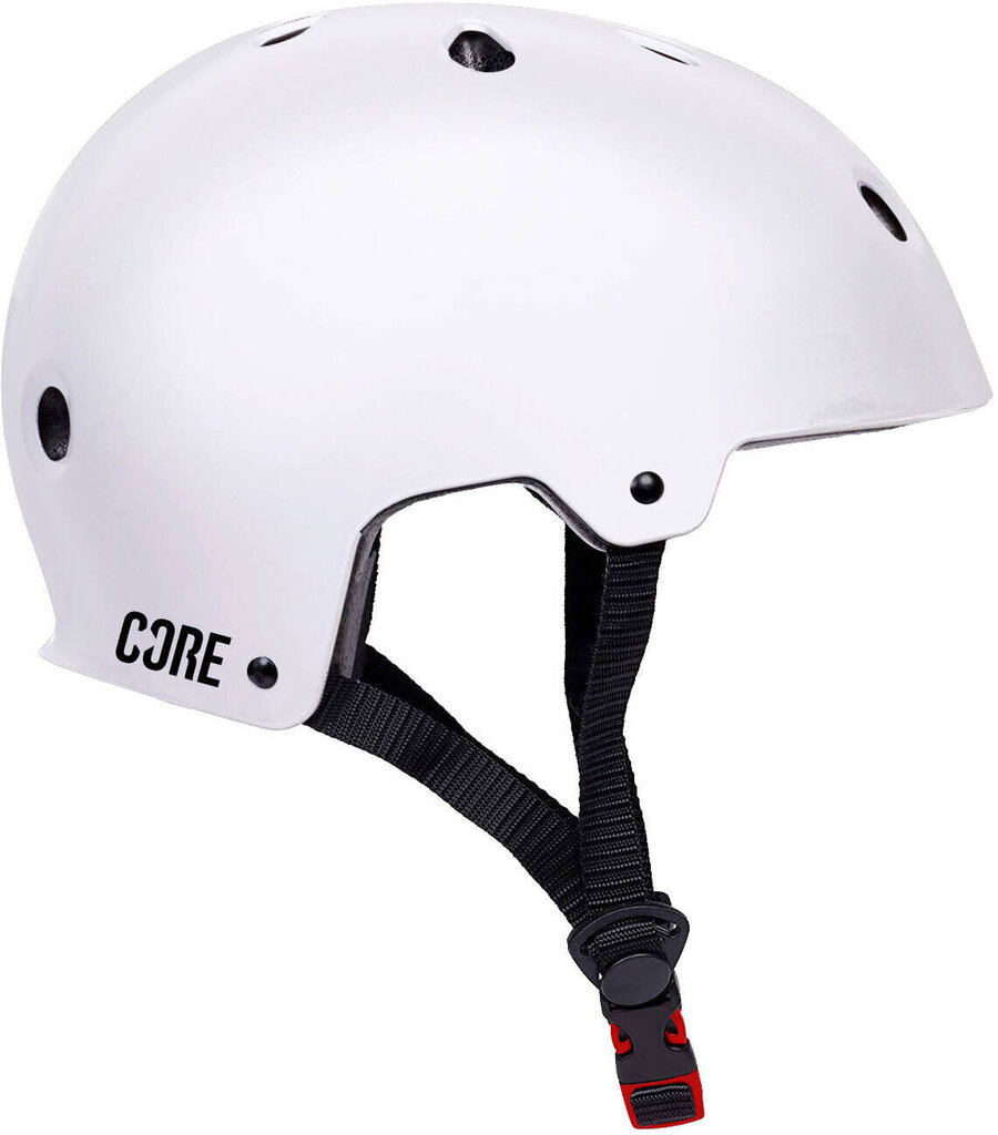 CORE Action Sports Helmet šalmas L-XL, Baltas цена и информация | Šalmai | pigu.lt