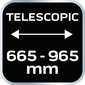 Teleskopinės šakų genėjimo žirklės NEO 15-253 665-965 mm kaina ir informacija | Sodo įrankiai | pigu.lt