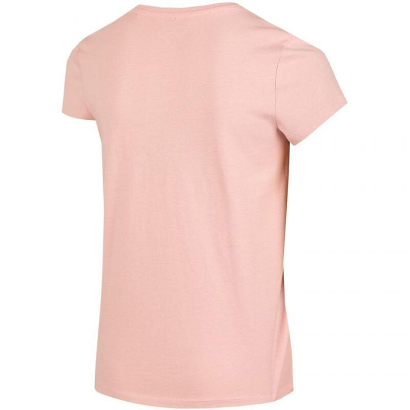 Marškinėliai mergaitėms 4F Jr HJL22 JTSD003 56S, rožiniai kaina ir informacija | Marškinėliai mergaitėms | pigu.lt