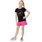 Marškinėliai mergaitėms 4F Jr HJL22 JTSD003 20S, juodi kaina ir informacija | Marškinėliai mergaitėms | pigu.lt