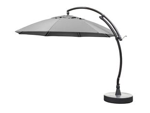 Уличный зонт Sun Garden, 3,75 м, светло-серый цена и информация | Зонты, маркизы, стойки | pigu.lt