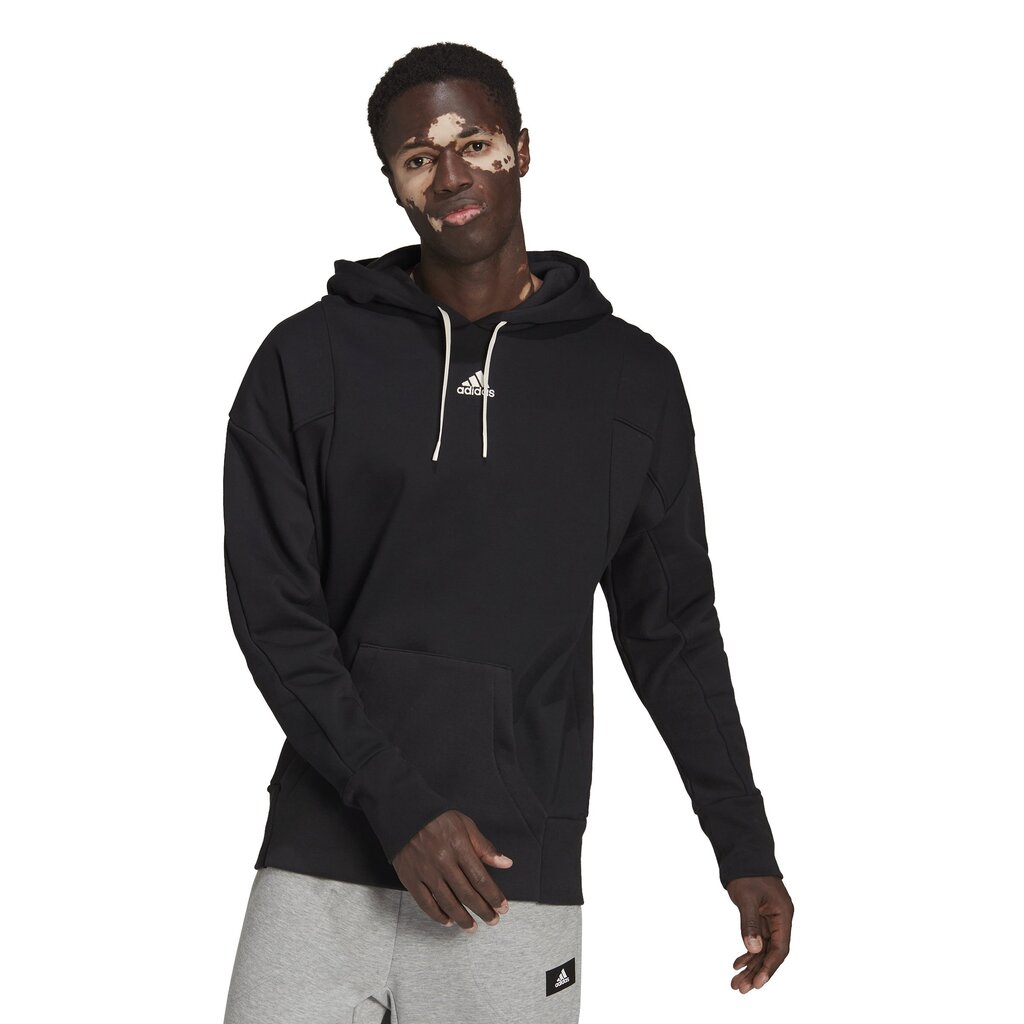 Džemperis vyrams Adidas Internal OH, juodas kaina ir informacija | Džemperiai vyrams | pigu.lt