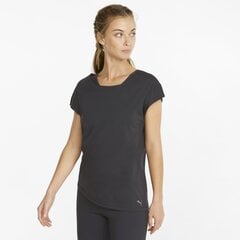 Спортивная футболка с коротким рукавом Puma Studio Foundation Чёрный цена и информация | Спортивная одежда для женщин | pigu.lt
