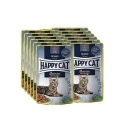 Happy Cat katėms su paukštiena Culinary, 12x85 g цена и информация | Консервы для кошек | pigu.lt