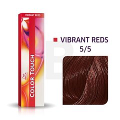 Plaukų dažai Wella Professionals Color Touch, Vibrant Reds 5/5, 60 ml kaina ir informacija | Plaukų dažai | pigu.lt