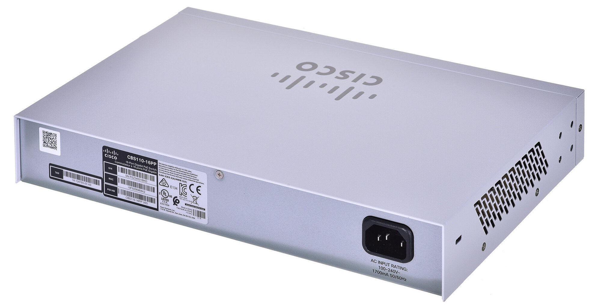 Cisco CBS110-16PP-EU kaina ir informacija | Komutatoriai (Switch) | pigu.lt