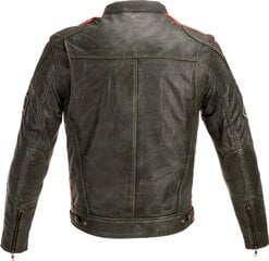 Vyriška odinė motociklininko striukė B-STAR Zagiatto - Dark Olive Green 5XL цена и информация | Мотоциклетные куртки | pigu.lt