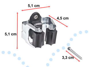 Вешалка для швабры, 1 шт. цена и информация | Вешалки и мешки для одежды | pigu.lt
