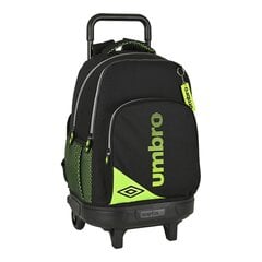 Mokyklinė kuprinė su ratukais Umbro Essentials, 33 x 45 x 22 cm цена и информация | Школьные рюкзаки, спортивные сумки | pigu.lt