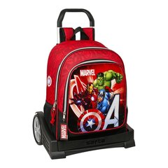 Mokyklinė kuprinė su ratukais The Avengers Infinity, 32 x 42 x 14 cm kaina ir informacija | Kuprinės mokyklai, sportiniai maišeliai | pigu.lt