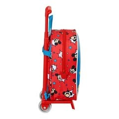 Школьный рюкзак с колесиками Mickey Mouse Clubhouse Happy Smiles цена и информация | Школьные рюкзаки, спортивные сумки | pigu.lt
