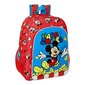 Mokyklinė kuprinė Mickey Mouse Clubhouse Happy Smiles, 33 x 42 x 14 cm kaina ir informacija | Kuprinės mokyklai, sportiniai maišeliai | pigu.lt