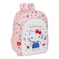 Mokyklinis krepšys Hello Kitty Happiness girl, rožinė, balta (33 x 42 x 14 cm) kaina ir informacija | Kuprinės mokyklai, sportiniai maišeliai | pigu.lt