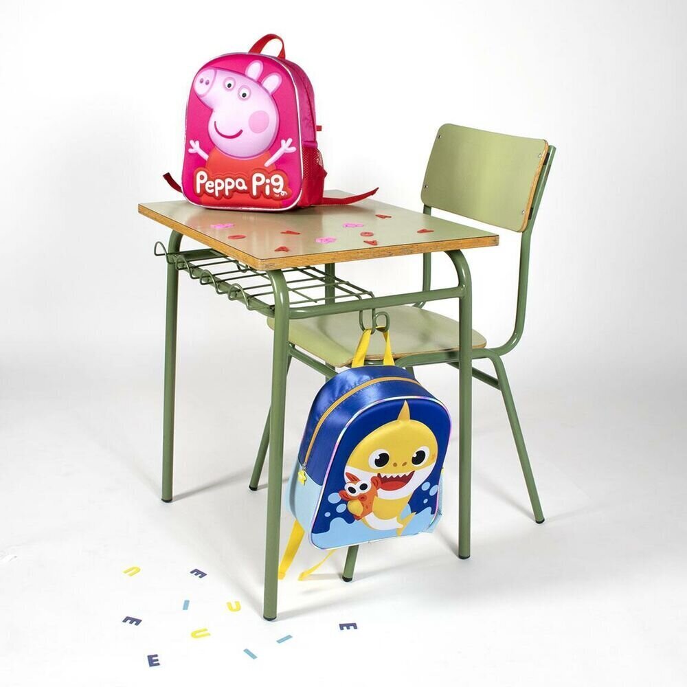Mokyklinė kuprinė Peppa Pig, 25 x 31 x 10 cm kaina ir informacija | Kuprinės mokyklai, sportiniai maišeliai | pigu.lt