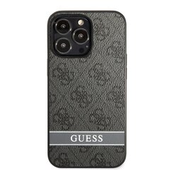 Guess PU 4G Stripe чехол для iPhone 13 Pro Max Grey цена и информация | Чехлы для телефонов | pigu.lt