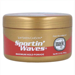 Сильный фиксатор для волос Soft & Sheen Carson Sportin'Waves (99,2 г) цена и информация | Средства для укладки волос | pigu.lt