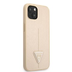 Guess PU dėklas, skirtas iPhone 13 mini, smėlio spalvos kaina ir informacija | Telefono dėklai | pigu.lt