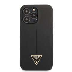 Guess Silicone Line Triangle чехол для iPhone 13 Pro черный цена и информация | Чехлы для телефонов | pigu.lt