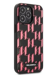 Karl Lagerfeld Monogram Plaque чехол for iPhone 13 Pro Pink цена и информация | Чехлы для телефонов | pigu.lt