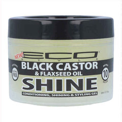 воск Eco Styler Shine Gel Black Castor (89 ml) цена и информация | Средства для укладки волос | pigu.lt