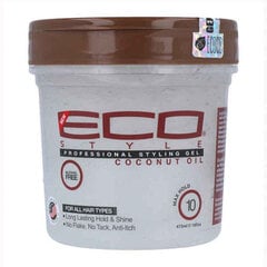Plaukų Vaškas Eco Styler Styling Gel Coconut Oil, 473 ml цена и информация | Средства для укладки волос | pigu.lt