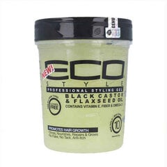 Plaukų Vaškas Eco Styler Styling Gel Black Castor, 946 ml kaina ir informacija | Plaukų formavimo priemonės | pigu.lt