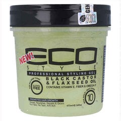 Plaukų Vaškas Eco Styler Styling Gel Black Castor, 473 ml цена и информация | Средства для укладки волос | pigu.lt