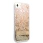 Guess Liquid Glitter Paisley dėklas, skirtas iPhone 7/8/SE2020/SE2022, auksinis kaina ir informacija | Telefono dėklai | pigu.lt