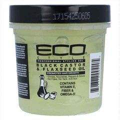 Plaukų Vaškas Eco Styler Styling Gel Black Castor, 235 ml kaina ir informacija | Plaukų formavimo priemonės | pigu.lt