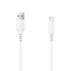 Setty cable USB - Lightning 3,0 m 2A white NEW цена и информация | Кабели для телефонов | pigu.lt