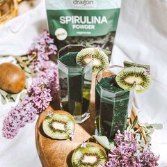 Spirulinos milteliai Dragon Superfoods, 200 g цена и информация | Функциональные продукты питания (суперфуд) | pigu.lt