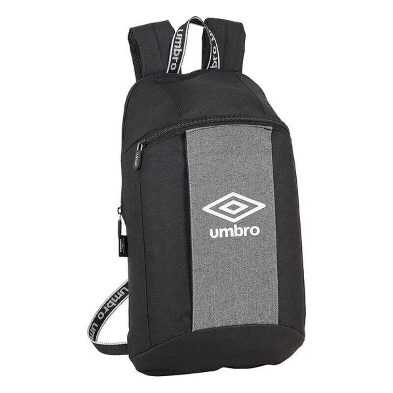 Vaikiškas krepšys Umbro, juodas / pilkas kaina ir informacija | Kuprinės mokyklai, sportiniai maišeliai | pigu.lt