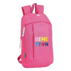 Vaikiškas krepšys Benetton Heart, rožinis kaina ir informacija | Kuprinės mokyklai, sportiniai maišeliai | pigu.lt