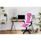 Žaidimų kėdė Bergner Racing, balta, rožinė kaina ir informacija | Biuro kėdės | pigu.lt