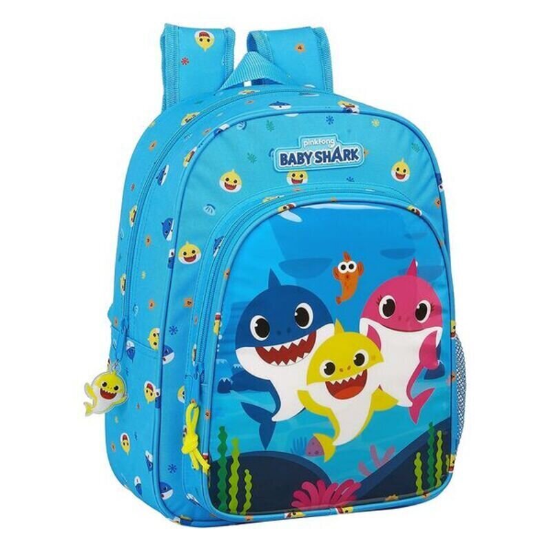 Vaikiškas krepšys Baby Shark Šviesiai mėlyna kaina ir informacija | Kuprinės mokyklai, sportiniai maišeliai | pigu.lt