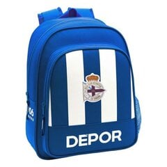 Vaikiškas krepšys R. C. Deportivo de La Coruña, mėlynas / baltas kaina ir informacija | Kuprinės mokyklai, sportiniai maišeliai | pigu.lt