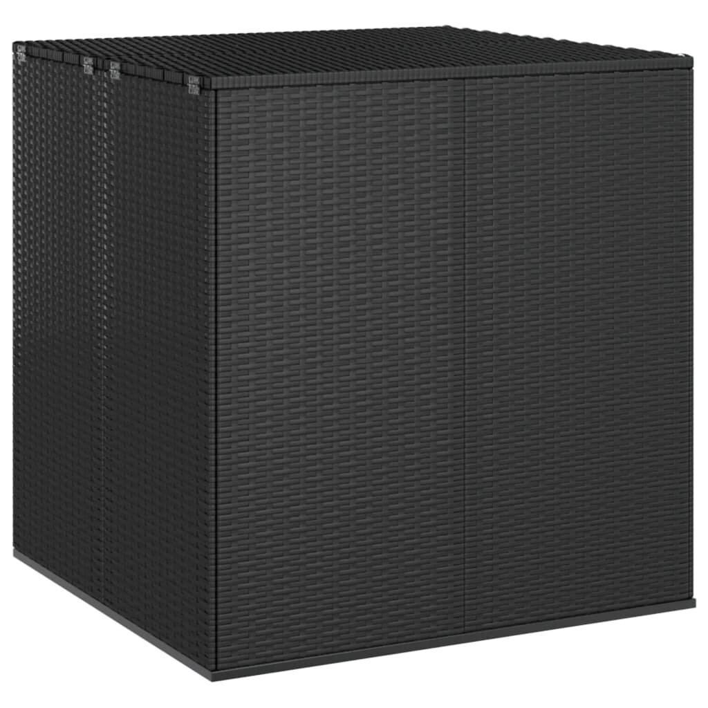 vida XL sodo dėžė, juoda, 100 x 97,5 x 104 cm. kaina ir informacija | Komposto dėžės, lauko konteineriai | pigu.lt