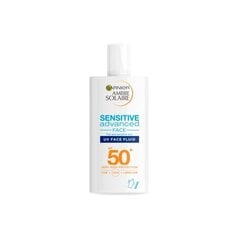 Veido kremas nuo saulės Garnier Sensitive Advanced Face UV SPF50 40 ml kaina ir informacija | Garnier Apsauginės, dezinfekcinės, medicininės prekės | pigu.lt