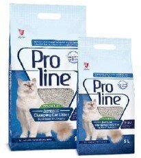 Бентонитовый наполнитель для кошек ProLine Natural, 5 л цена и информация | Наполнители для кошачьих туалетов | pigu.lt