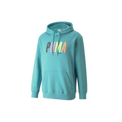 Džemperis vyrams Puma Swxp Graphic Hoodie M 533621, mėlynas kaina ir informacija | Sportinė apranga vyrams | pigu.lt