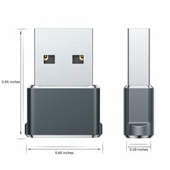 Кабель USB A — USB C FJYQOP-dfsfgh78 Серый (Пересмотрено A+) цена и информация | Кабели и провода | pigu.lt