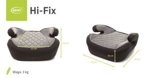 Automobilinė kėdutė 4Baby Hi-Fix, 22-36 kg, Red kaina ir informacija | Autokėdutės | pigu.lt