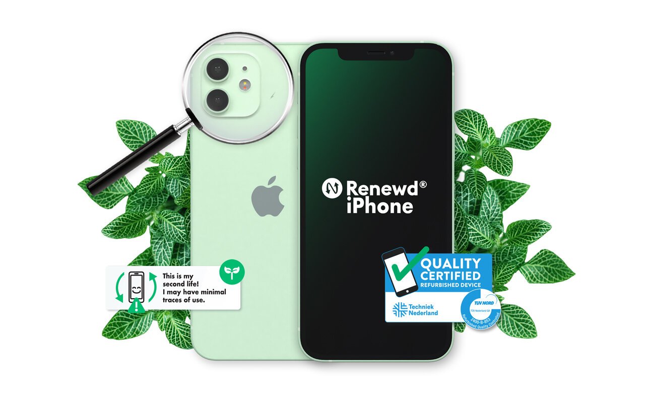 Renewd® iPhone 12 64GB Green kaina ir informacija | Mobilieji telefonai | pigu.lt